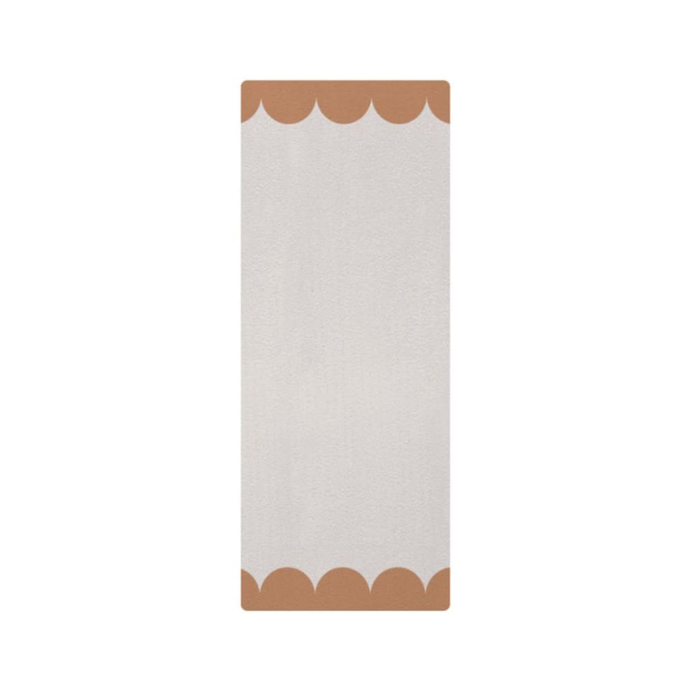 Tapis de yoga enfant coquille beige 60x160cm