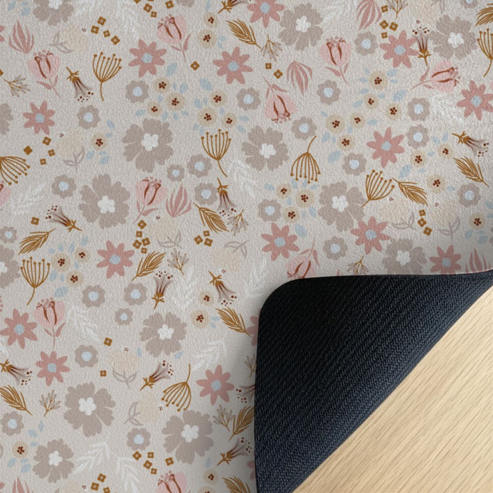 Yogamatte für Kinder Blumen creme 62x160cm - Maisons Du Monde