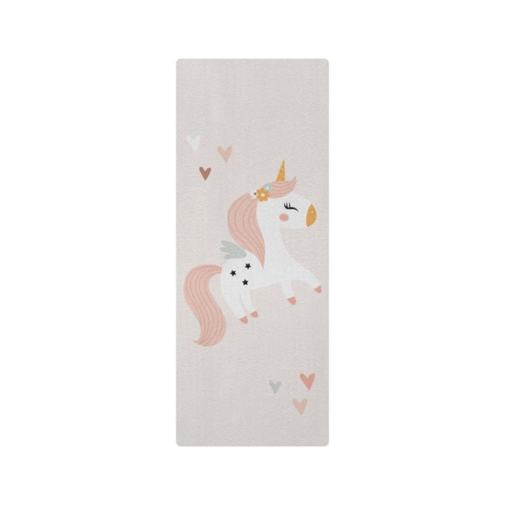 Tapis de yoga enfant licorne 1 rose 60x160cm