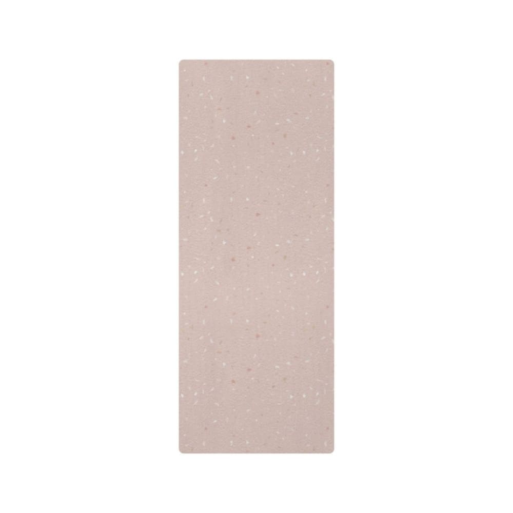 Tapis de yoga enfant petits cailloux rose 60x160cm