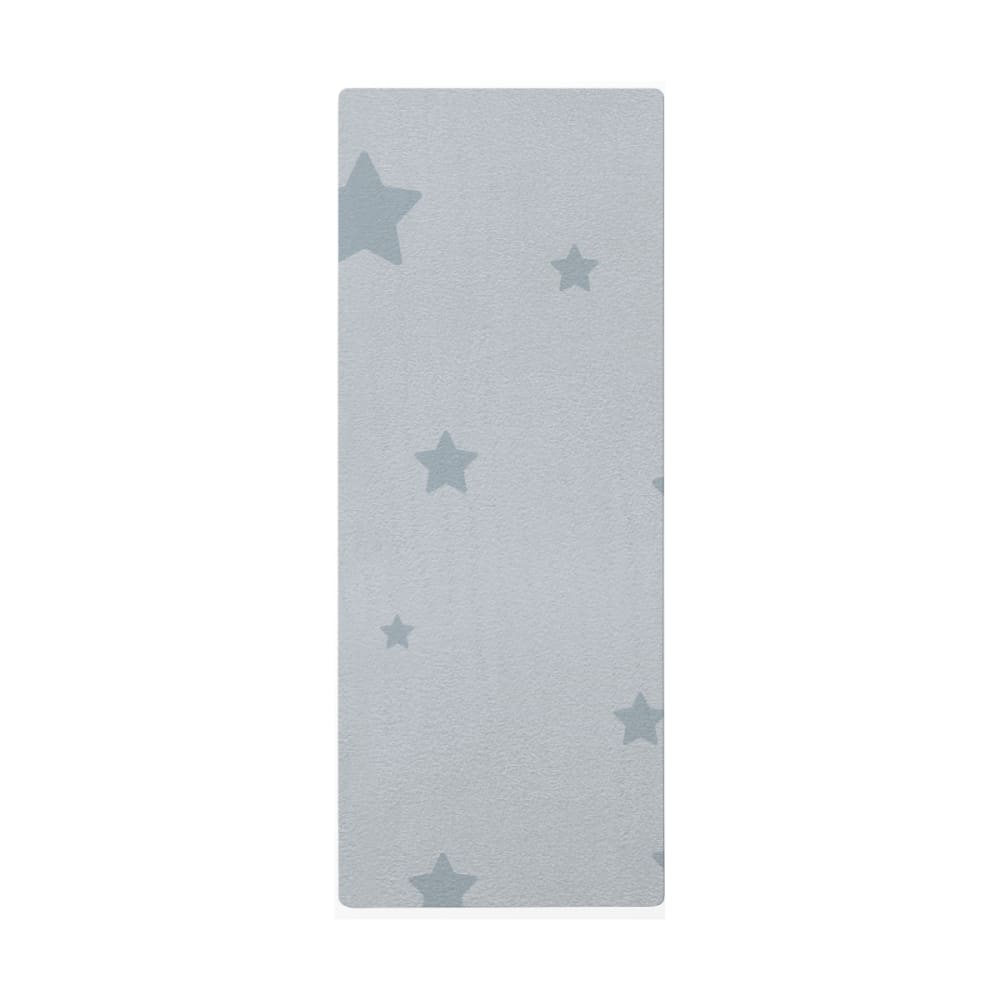 Tapis de yoga enfant étoiles bleu 60x160cm