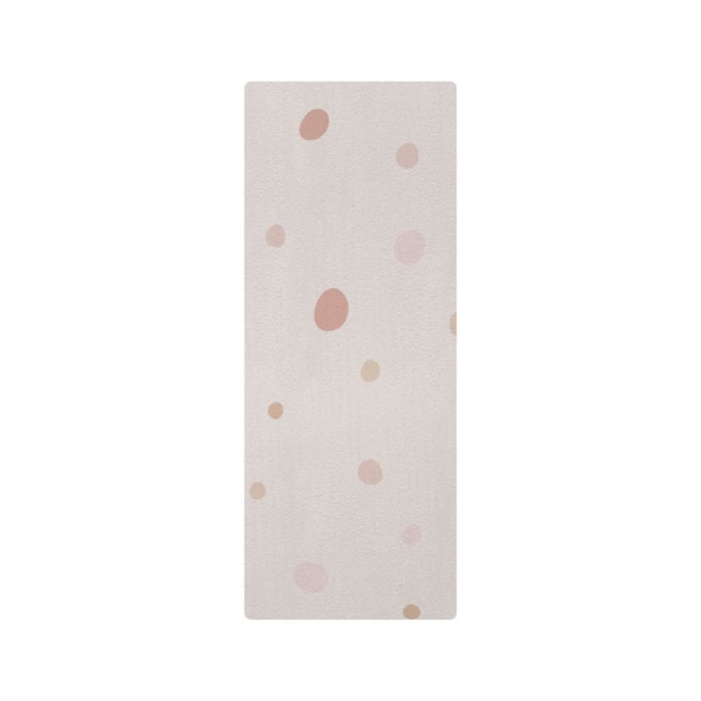Tapis de yoga enfant pois rose 60x160cm