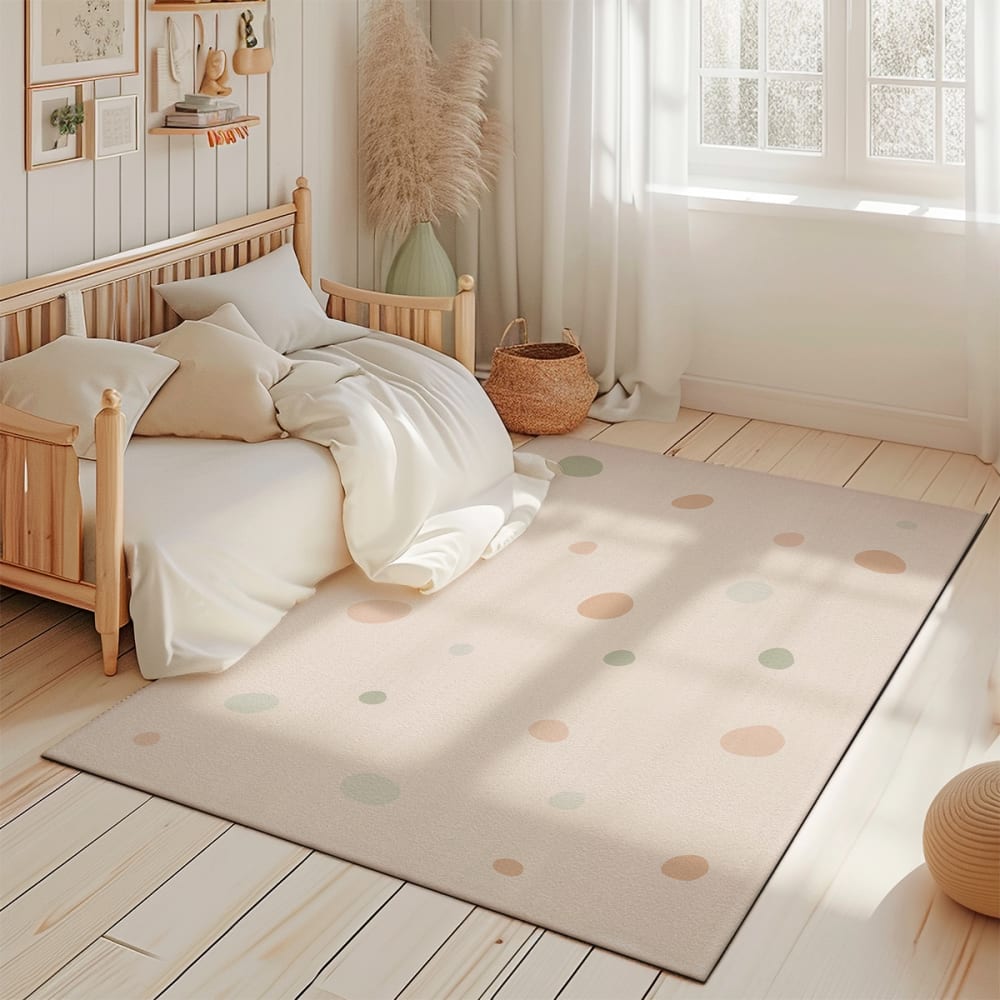 Kinderteppiche Punkte grün 118x180cm - Maisons Du Monde