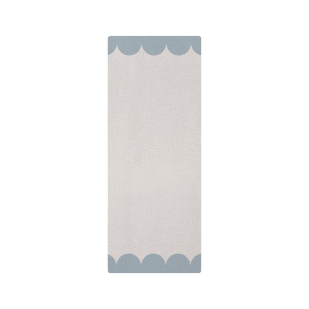 Tapis de yoga enfant coquille bleu 60x160cm