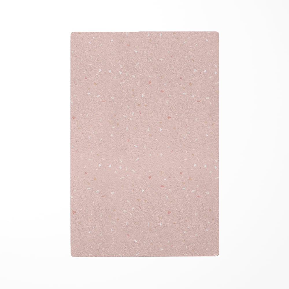 Tapis de jeu enfant petits cailloux rose 118x180cm