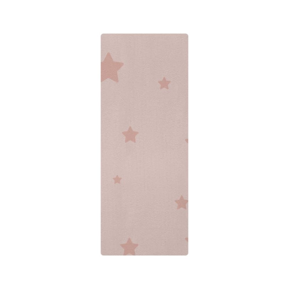 Tapis de yoga enfant étoiles rose 60x160cm