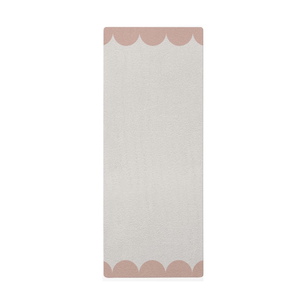 Tapis de yoga enfant coquille rose 60x160cm