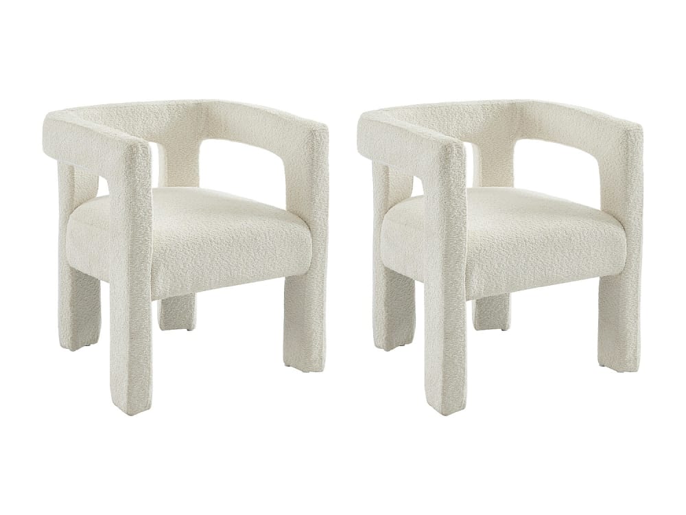 Lot de 2 chaises  blanc