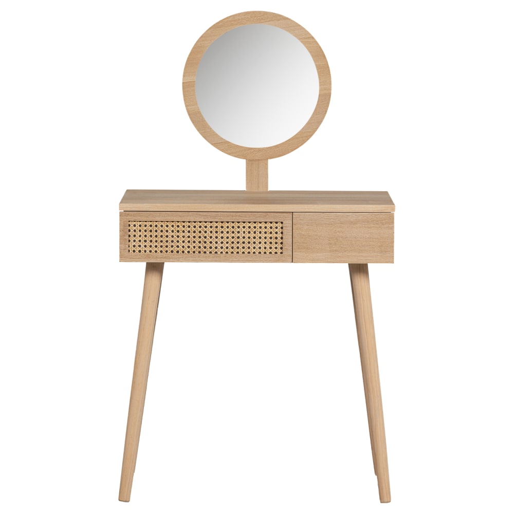 WOOOD Schminktisch aus Kiefernholz und MDF, natur style modern Braun