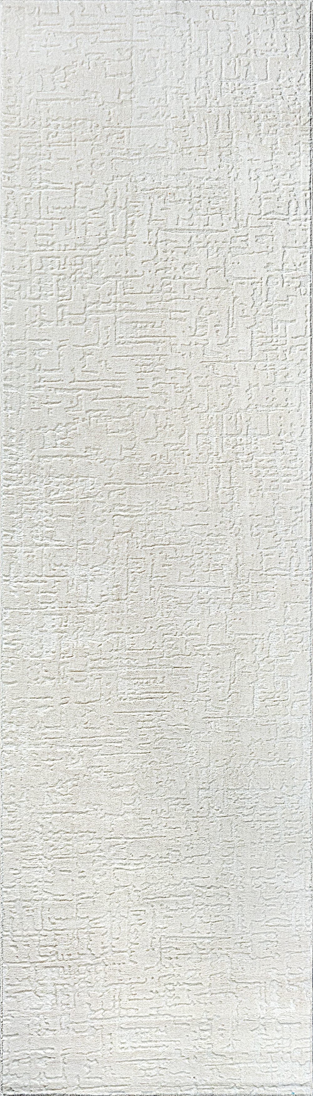 Tapis moderne et antidérapant, Crème, 80 x 300 cm