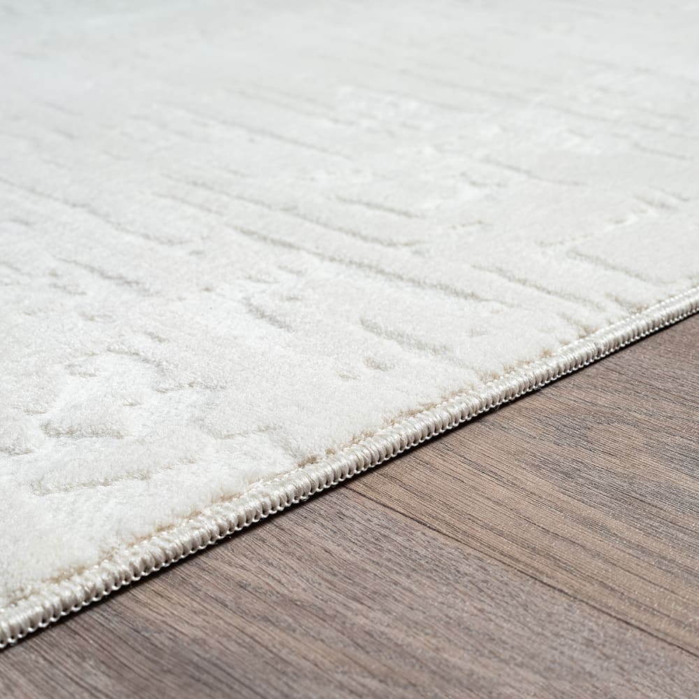 Tapis moderne et antidérapant, Crème, 80 x 300 cm — vue 4