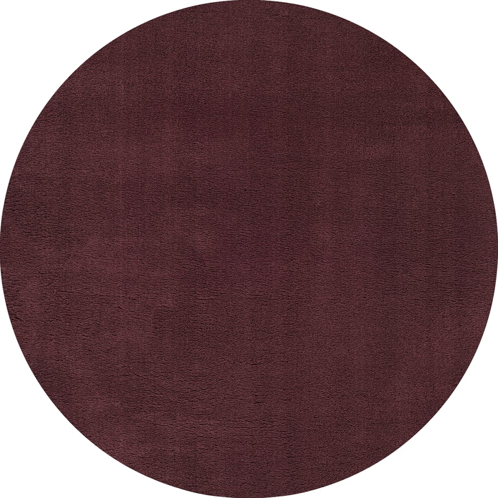 Teppich, waschbar und anti-rutsch, uni-farben, burgundy, 120 cm