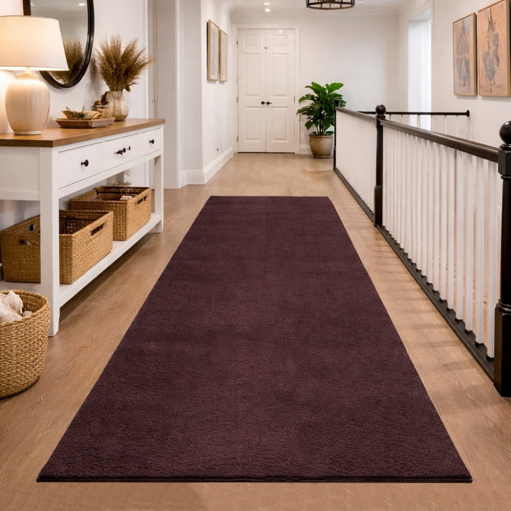 Tapis lavable et antidérapant, burgundy, 80 x 300 cm — vue 3