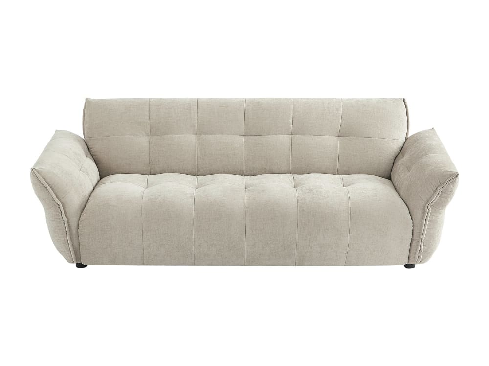 Canapé fixe  3 places beige
