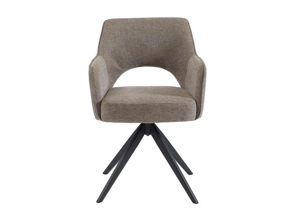 chaise polyester taupe