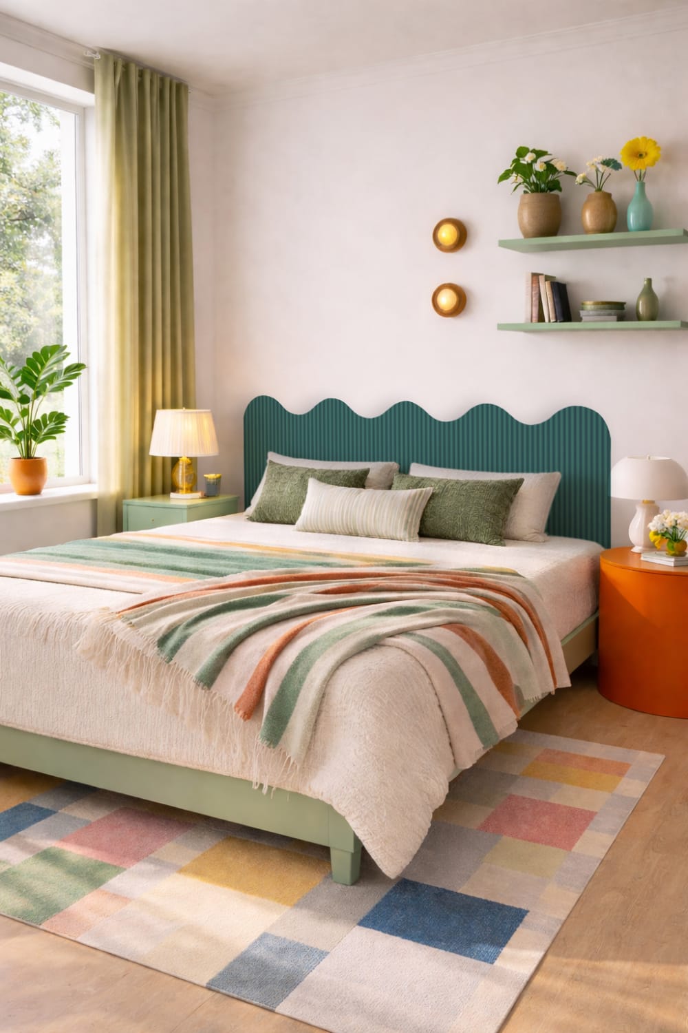 Kopfteil gewellt, 160x73,5cm - Maisons Du Monde