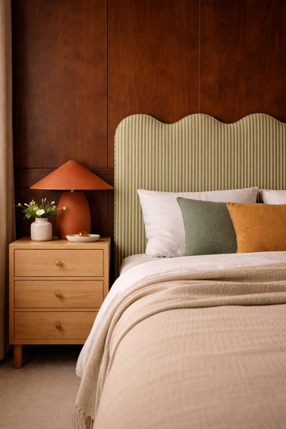 Kopfteil gewellt, 160x73,5cm - Maisons Du Monde