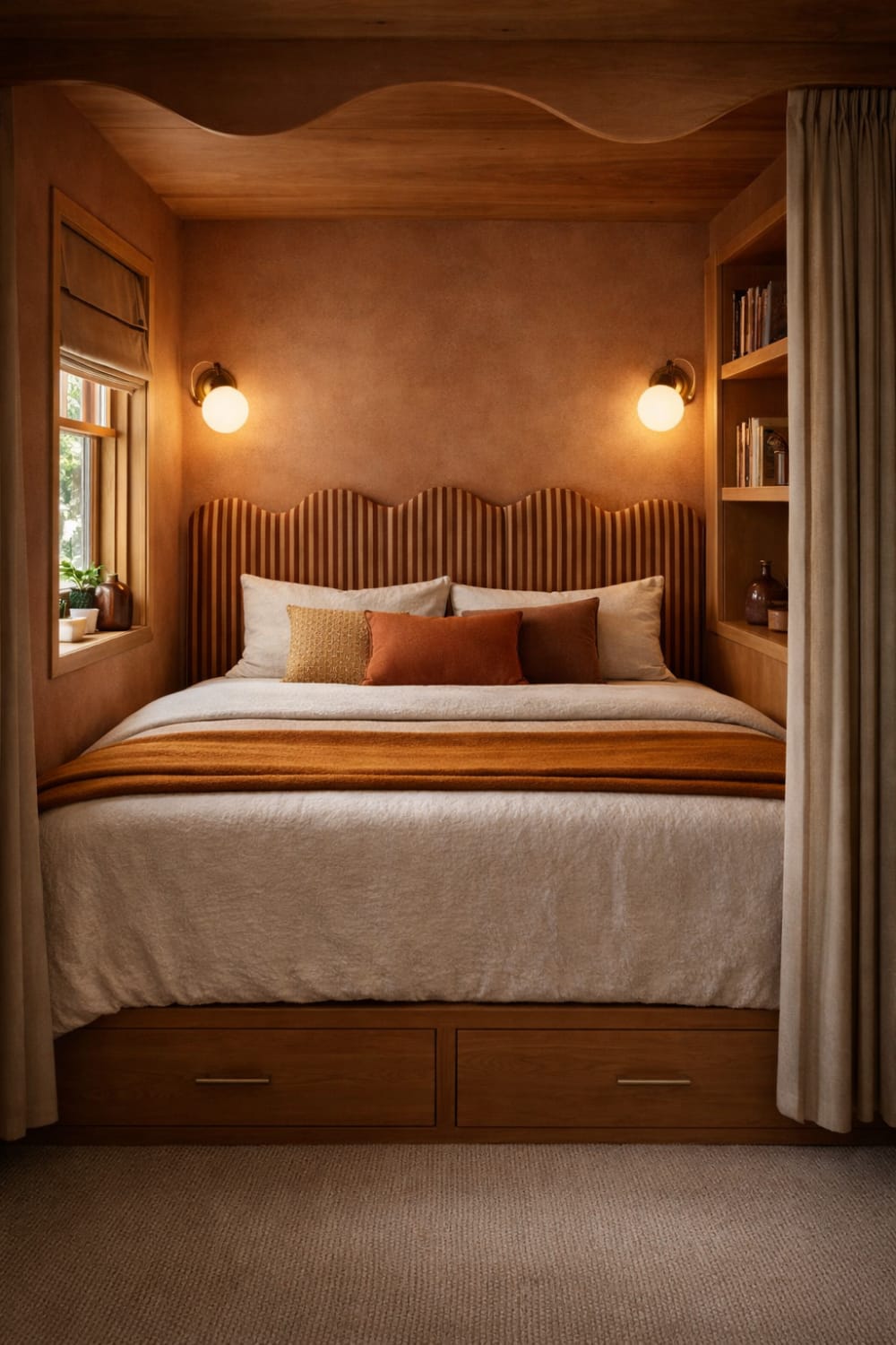 Kopfteil gewellt, 160x73,5cm - Maisons Du Monde