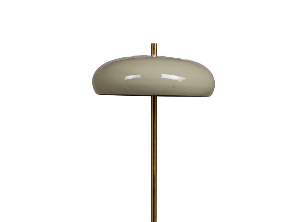 Lampadaire vert de gris de lecture style moderne en fer - Maisons du Monde