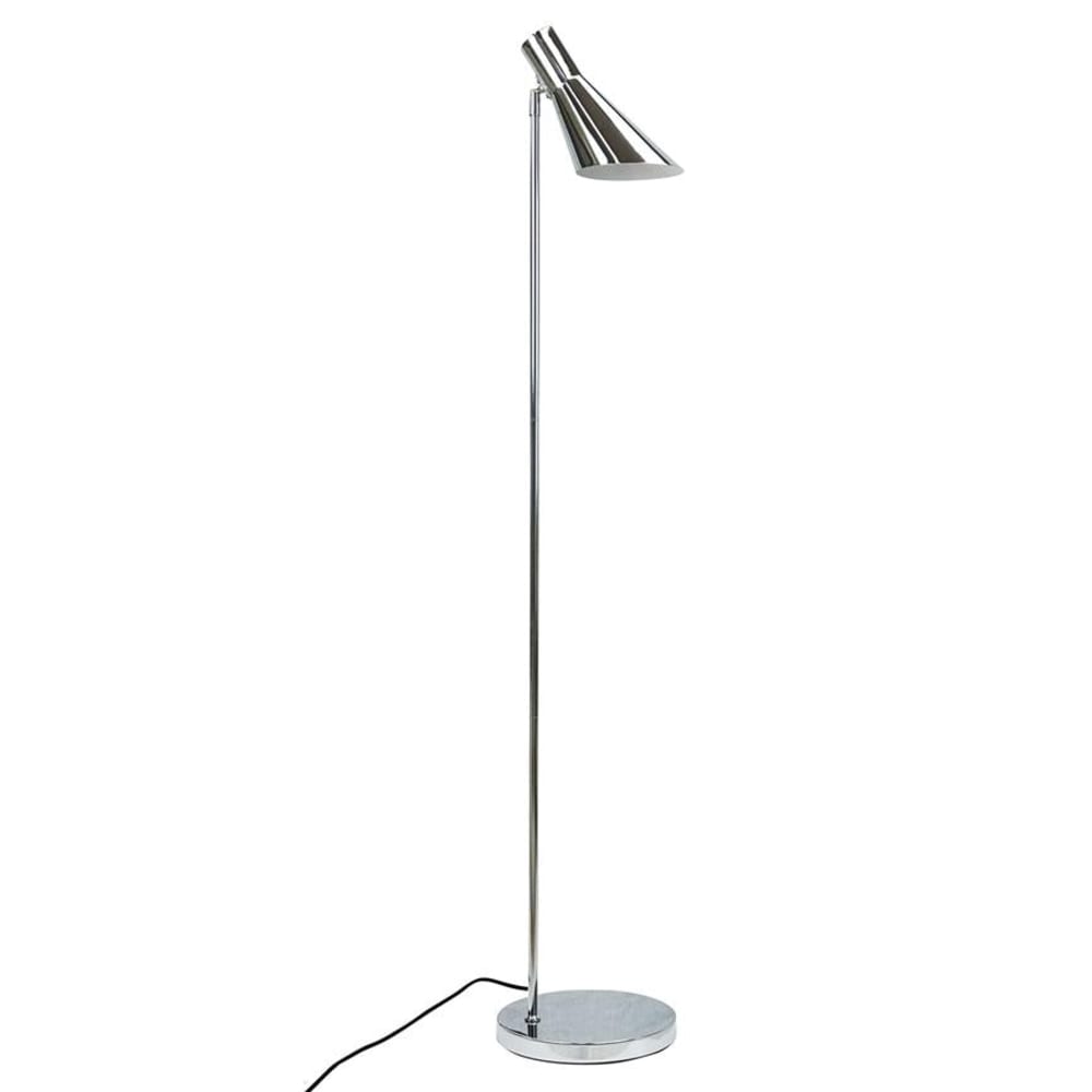 Stehleuchte aus Metall h 139 cm d 25 cm, Chrom - Maisons Du Monde