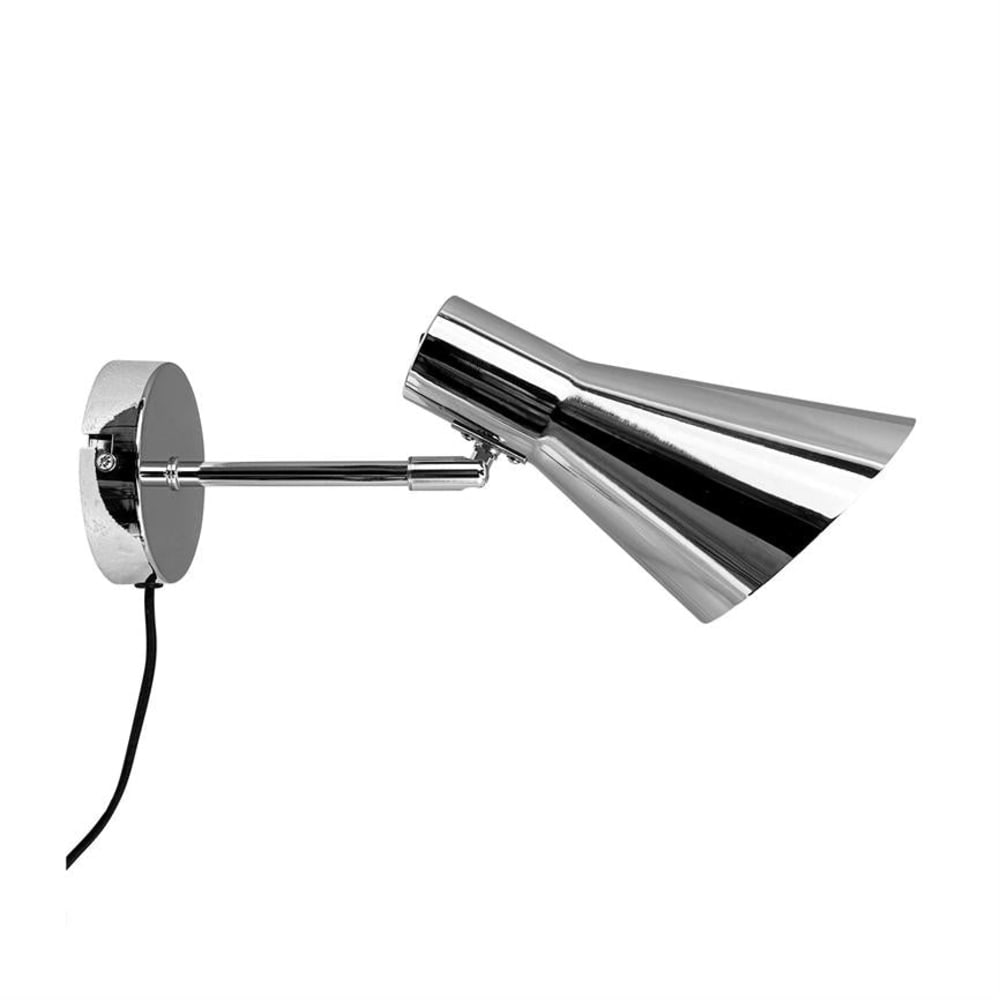 Wandleuchte aus Metall h 20 cm d 12 cm, Chrom - Maisons Du Monde