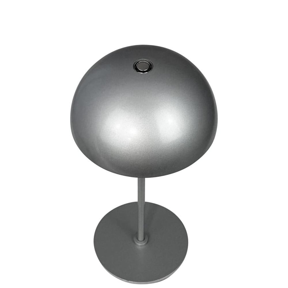 Lampe à poser en métal argent paquet de 2 — vue 4