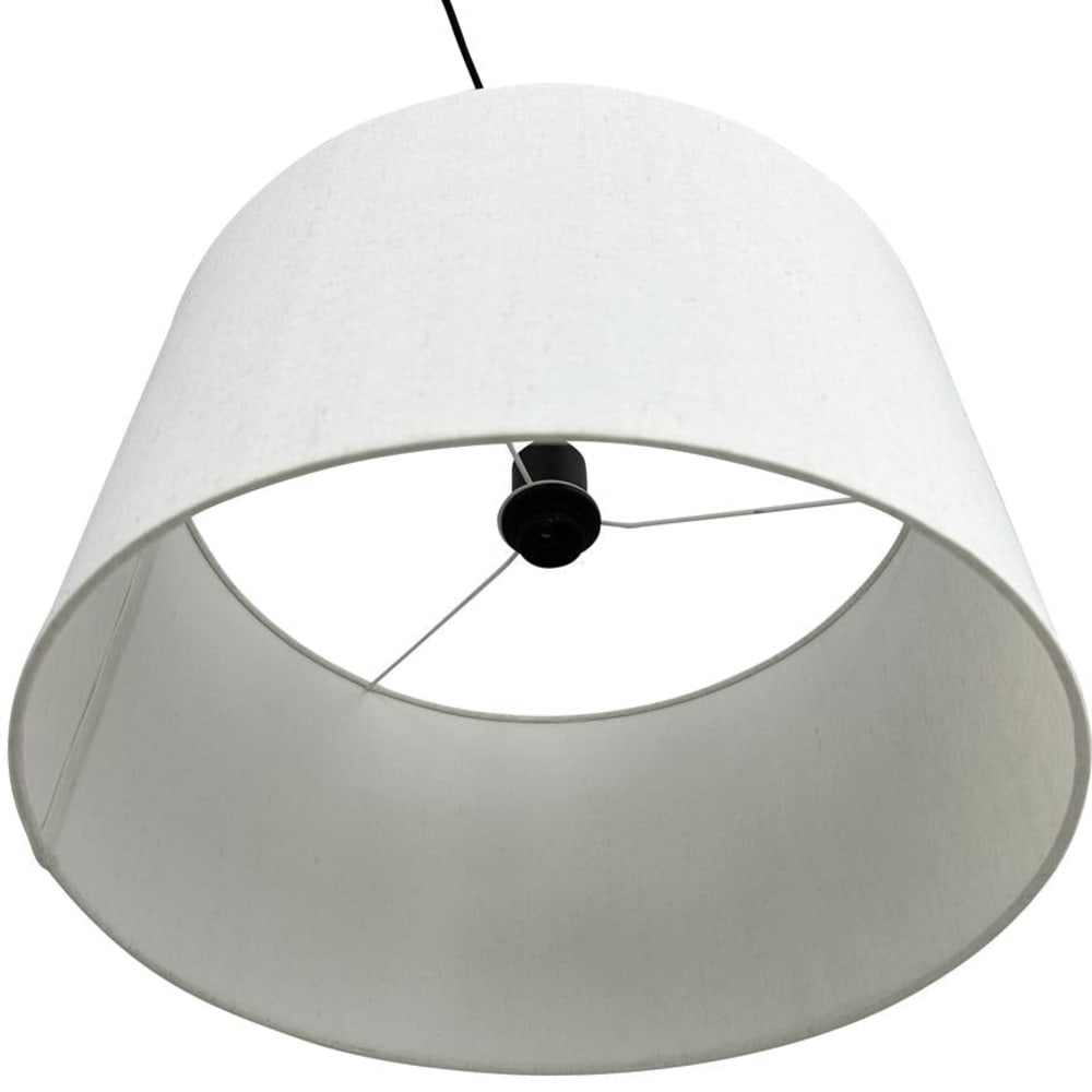 Suspension en métal et tissu noir/blanc — vue 4