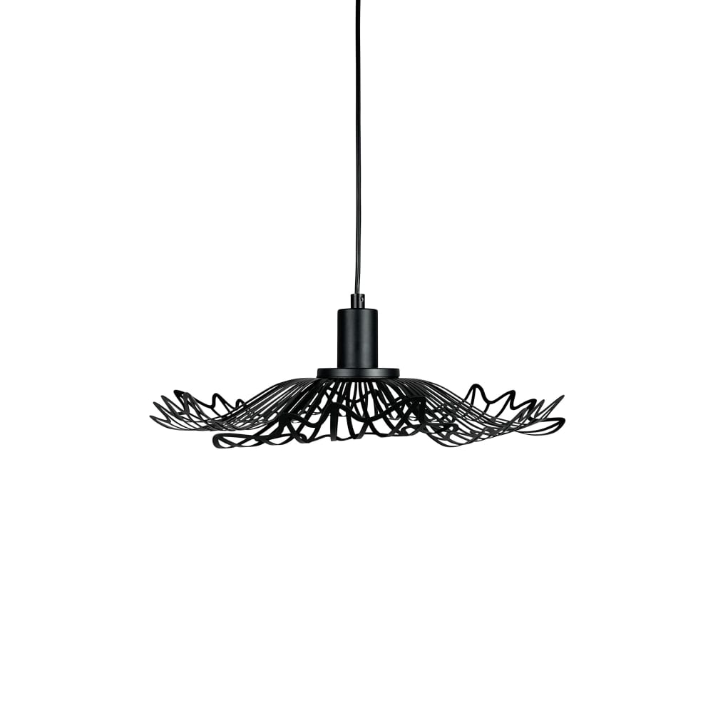 Suspension en métal noir mat petite