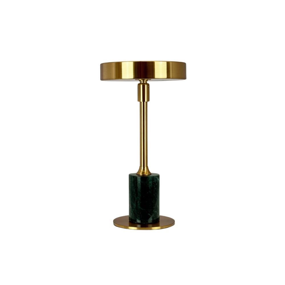 Starlight Mini – Lampe de table en laiton et marbre vert