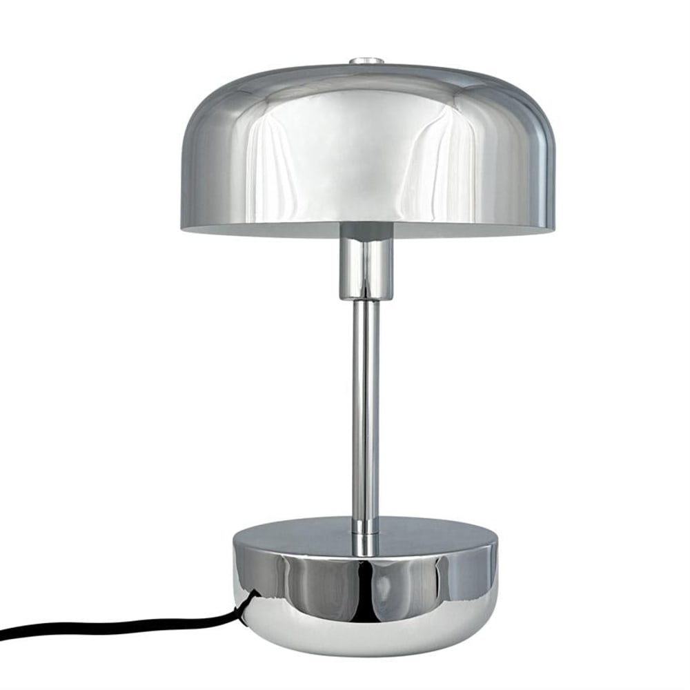 Tischleuchte Metall h 25,7 cm d 17 cm, Chrome - Maisons Du Monde
