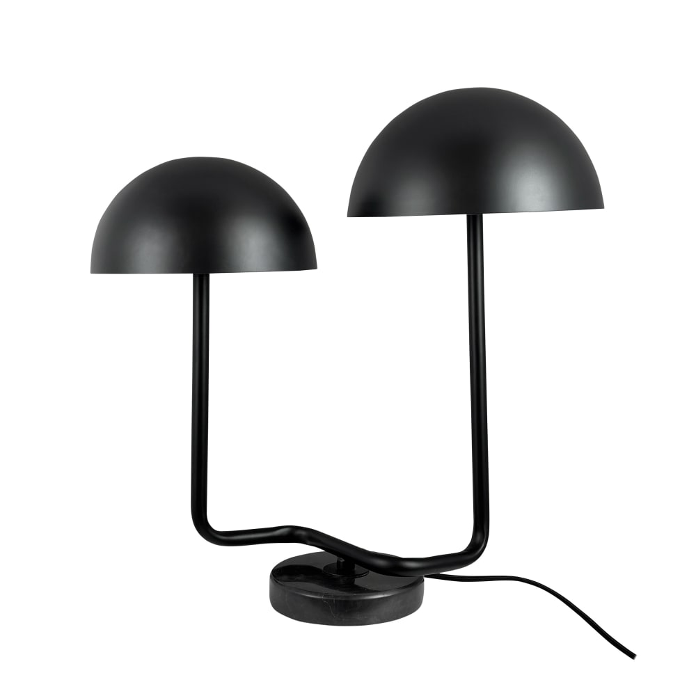 Lampe à poser en métal noir