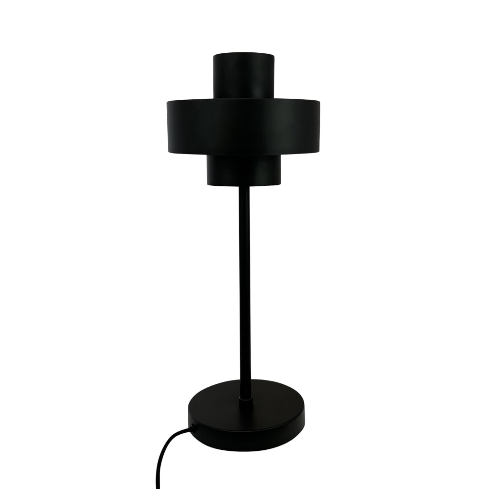 Lampe à poser en métal noir