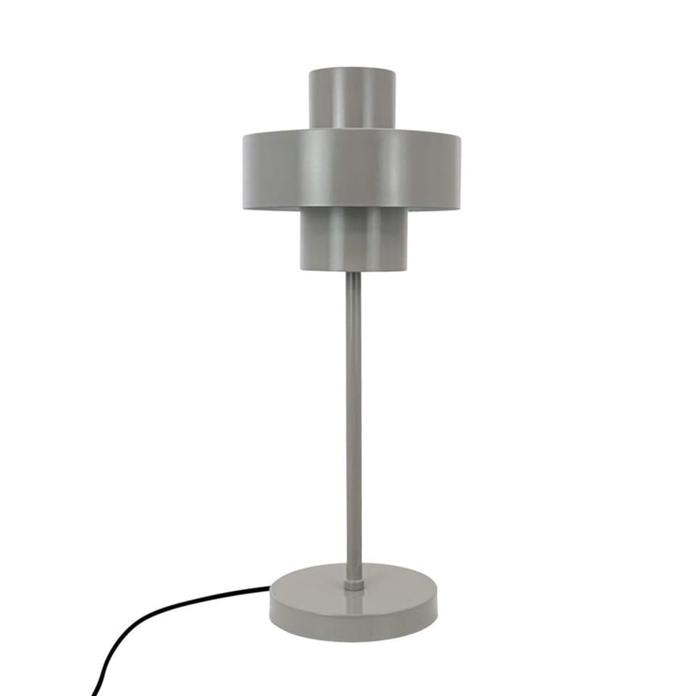 Tischlampe aus Metall h49,5 cm d20 cm, grau - Maisons Du Monde
