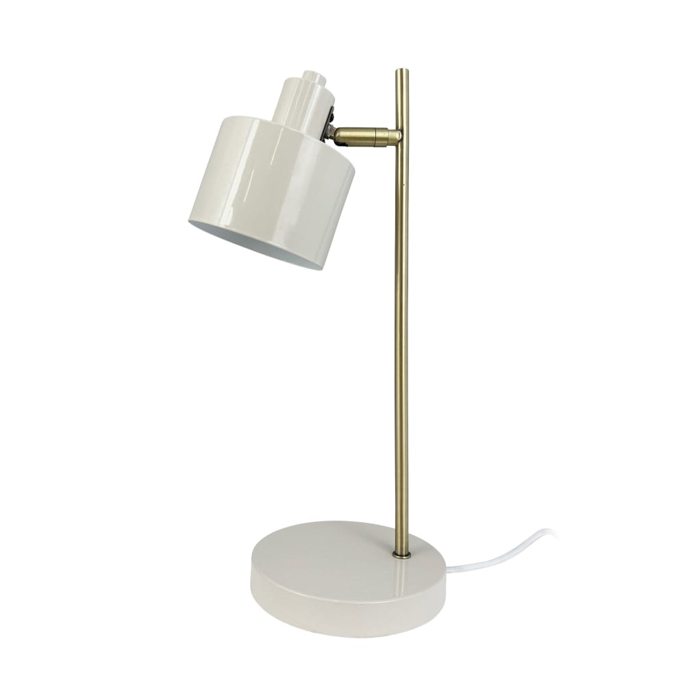 lampe à poser en métal Beige/laiton