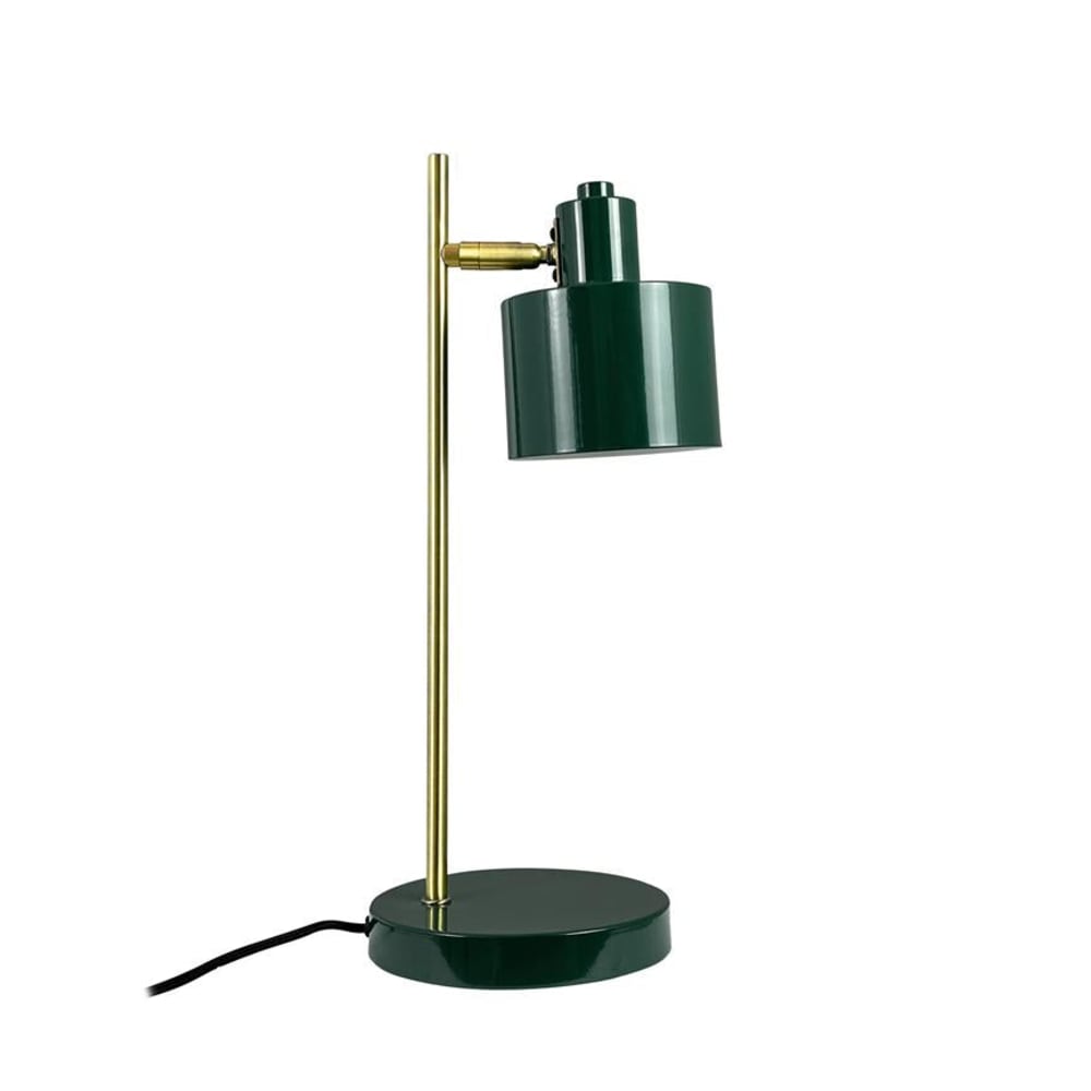 Tischlampe aus Metall h43 cm d20,5 cm, Dunkelgrün - Maisons Du