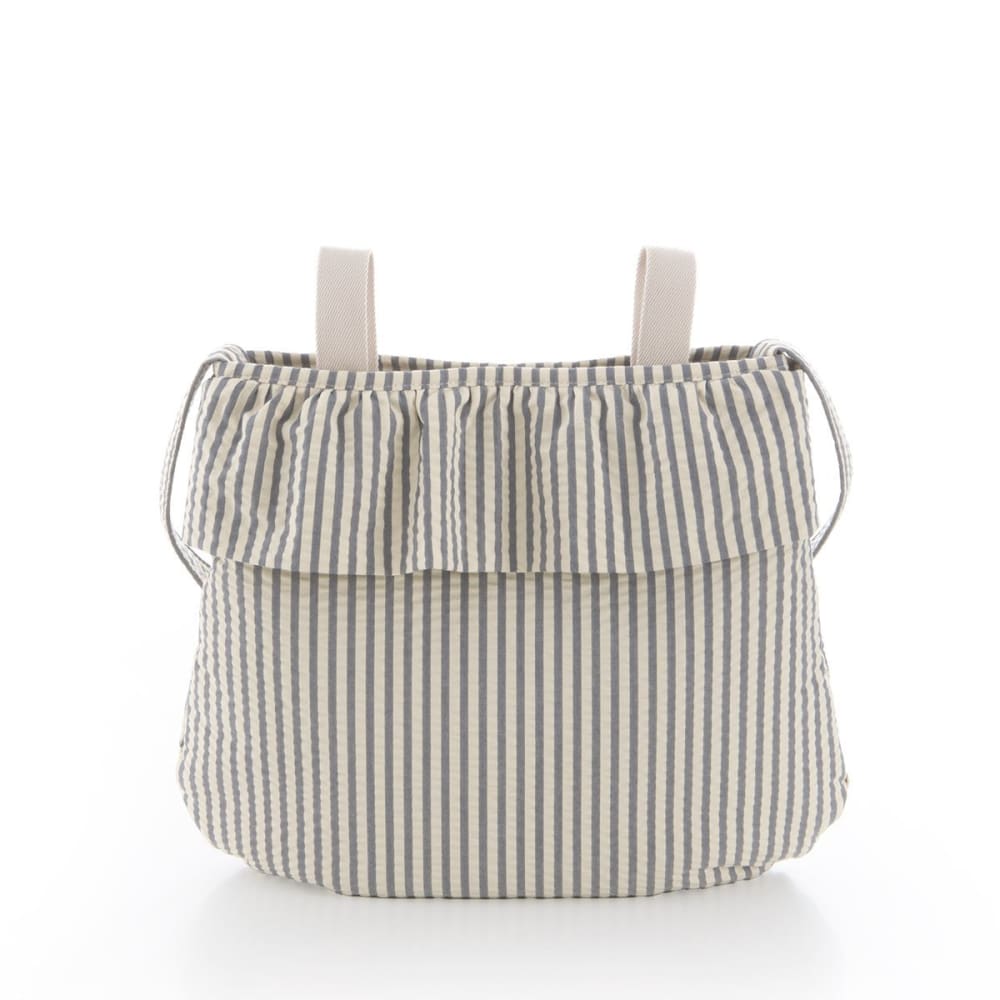 Bolso maternal boho 3.5x41x38.5 cm gris