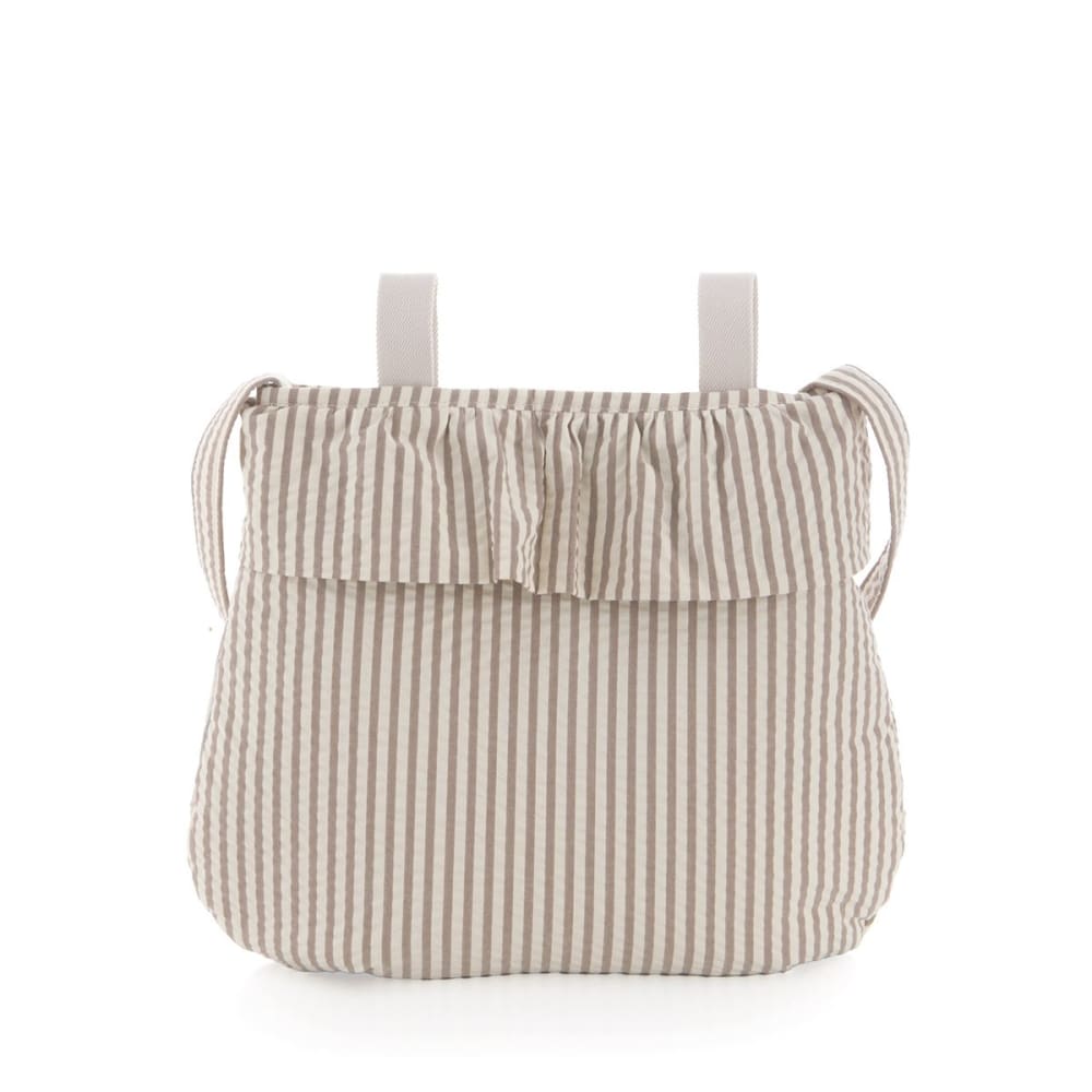 Bolso maternal boho 3.5x41x38.5 cm beige