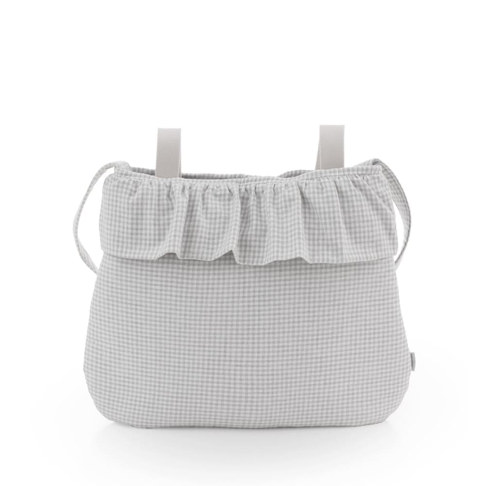 Bolso maternal boho 3.5x41x38.5 cm grey