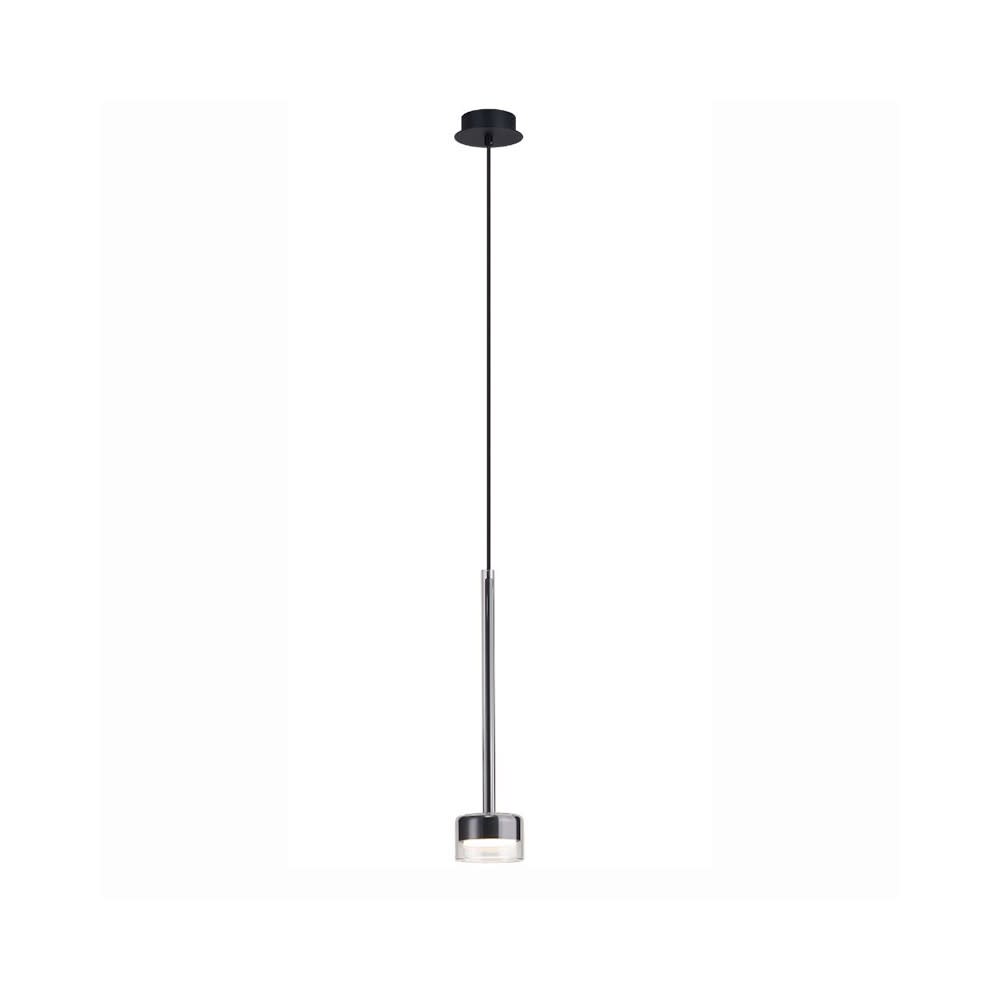 Suspension en verre transparent — vue 3