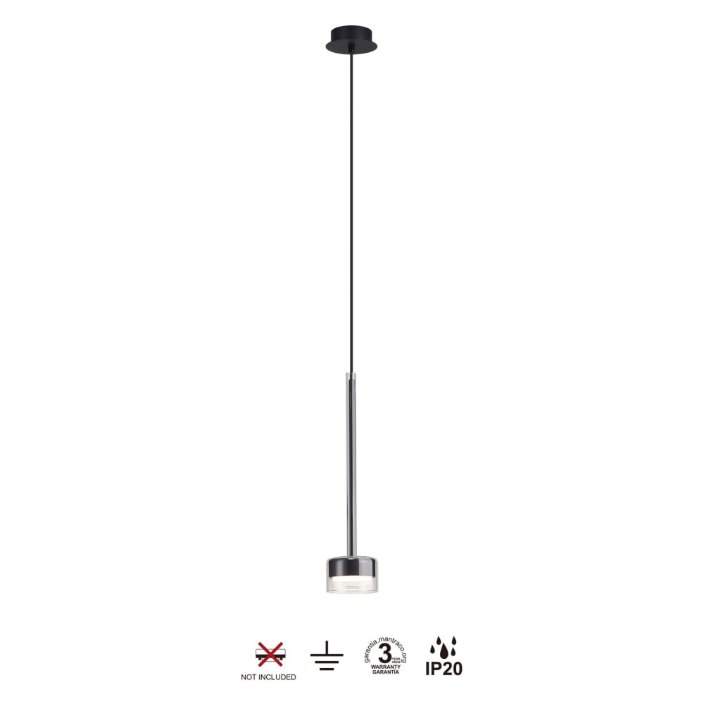 Suspension en verre transparent — vue 4