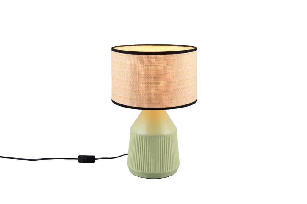 Lampe design en céramique vert — vue 4