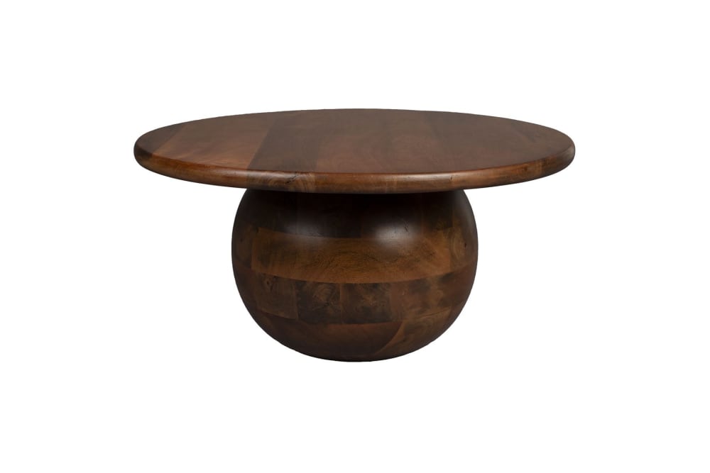 Table basse design en bois marron