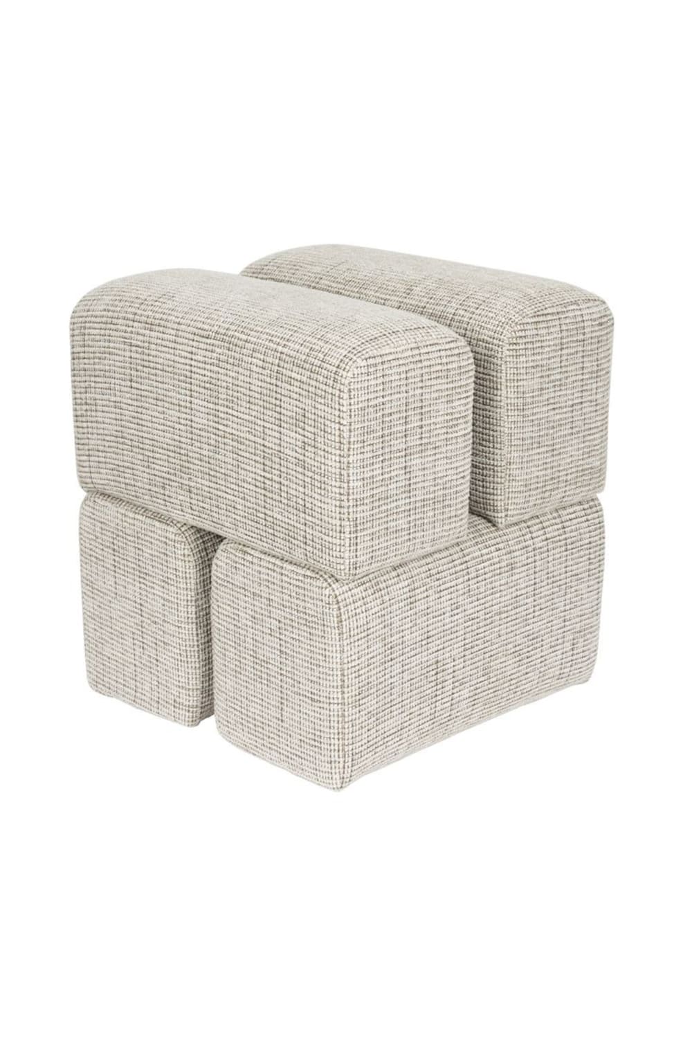 repose-pied et pouf en