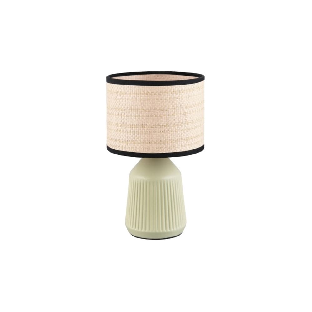 Lampe design en céramique vert