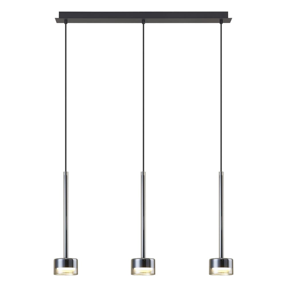 Suspension en verre bronze