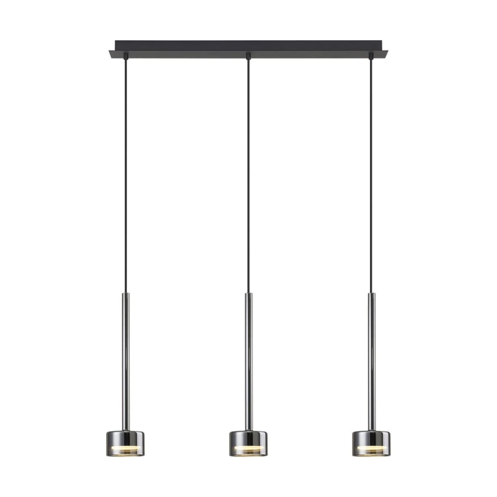 Suspension en verre chrome