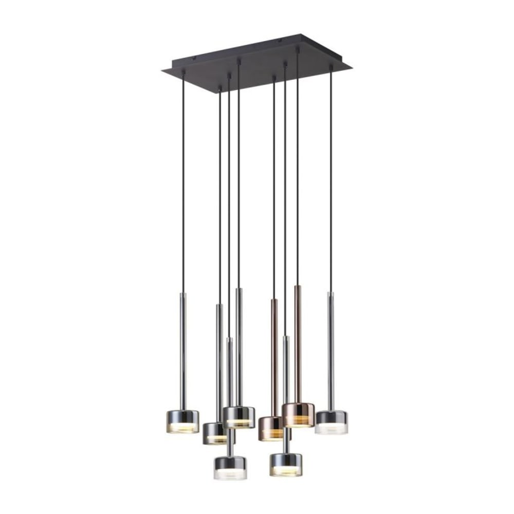 Suspension en verre multicolore — vue 3