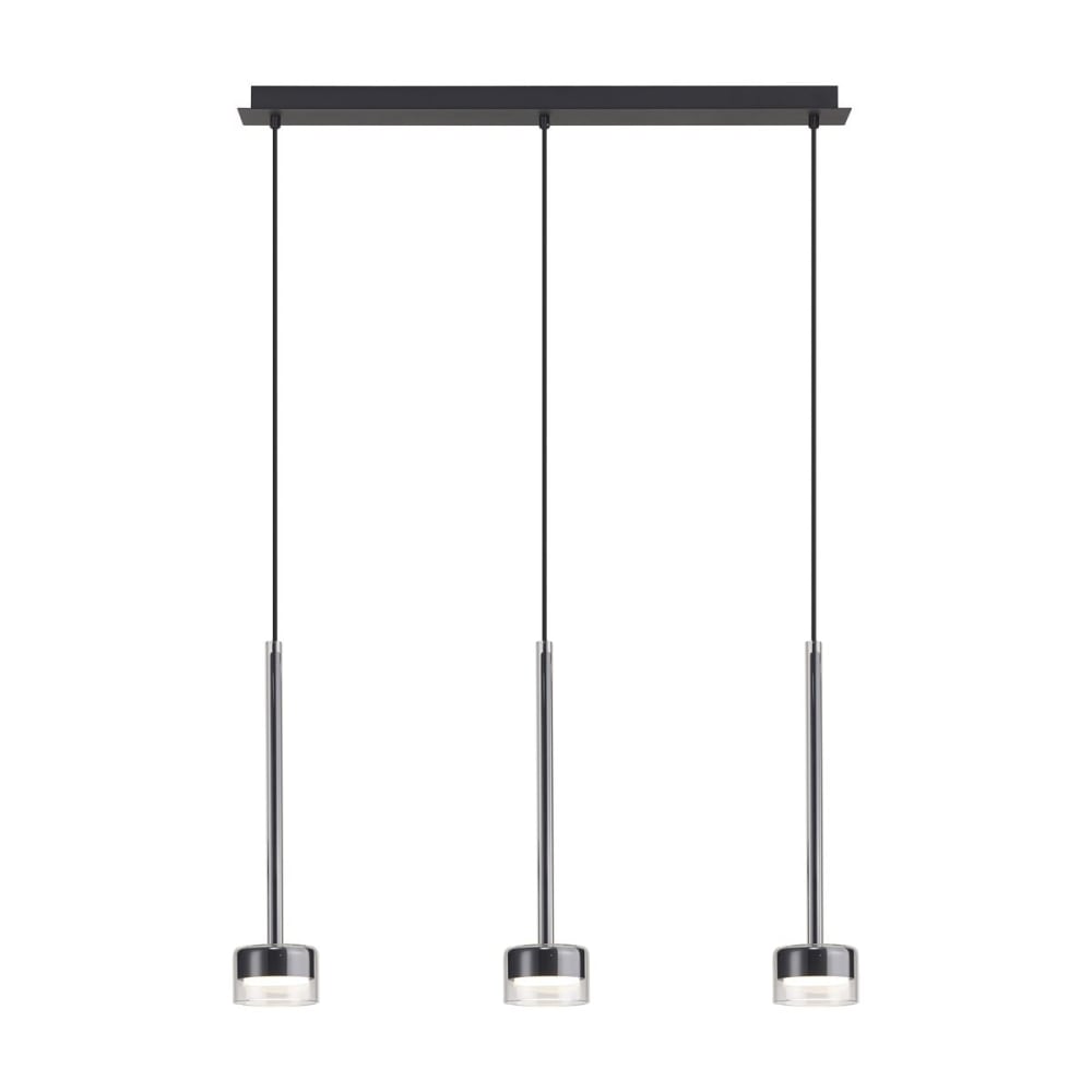 Suspension en verre transparent