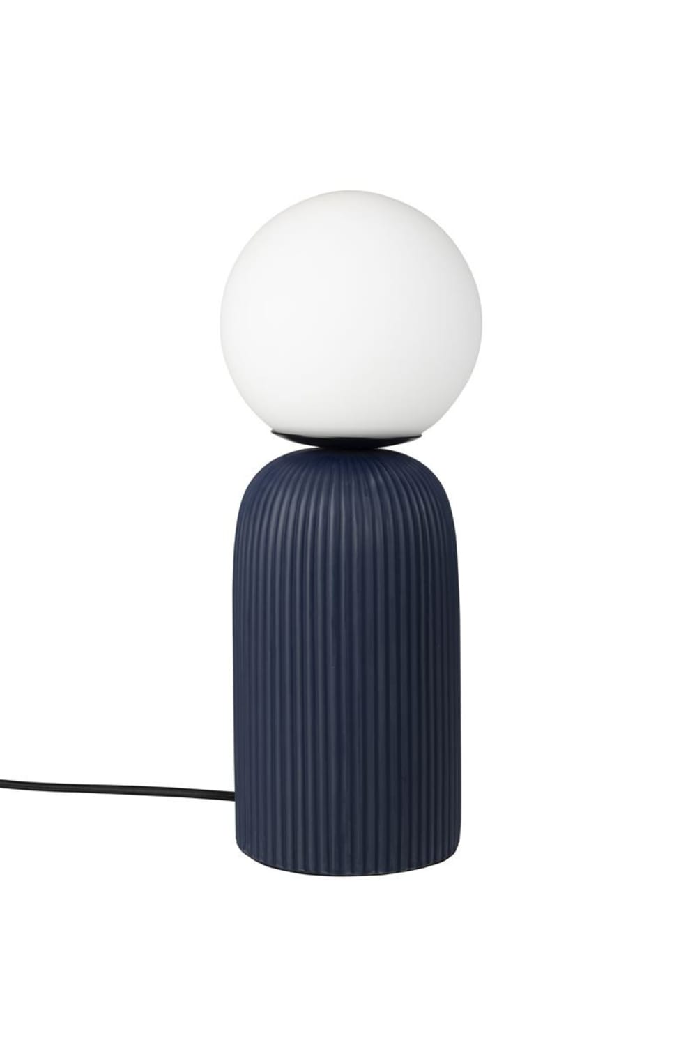 Lampe design en céramique bleu