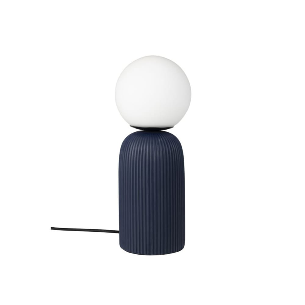 Lampe design en céramique bleu — vue 3